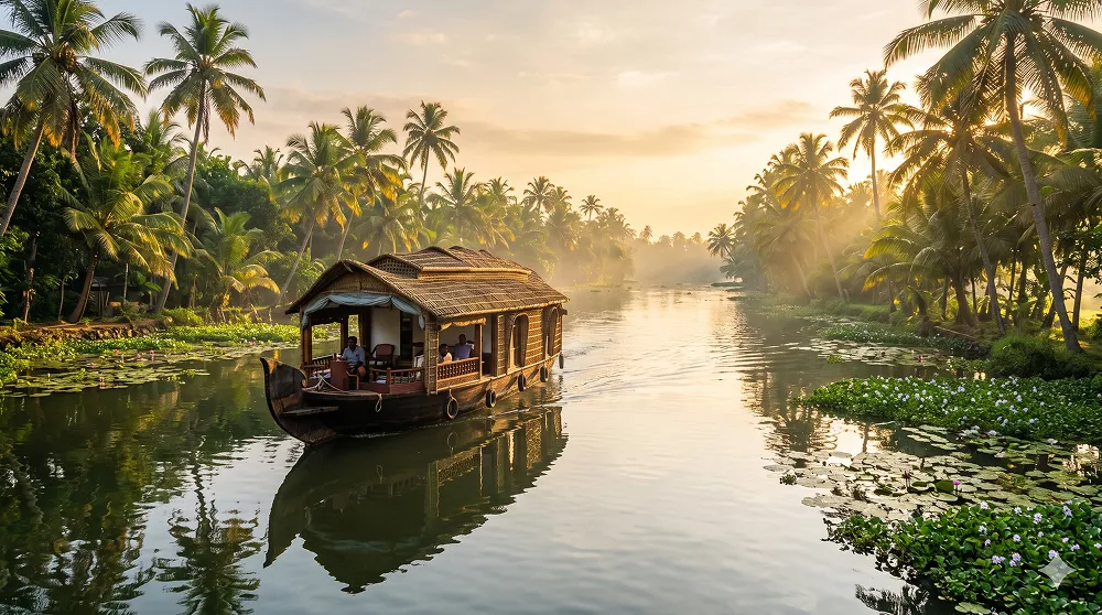 Kerala Grand Vacation & Houseboat Cruise