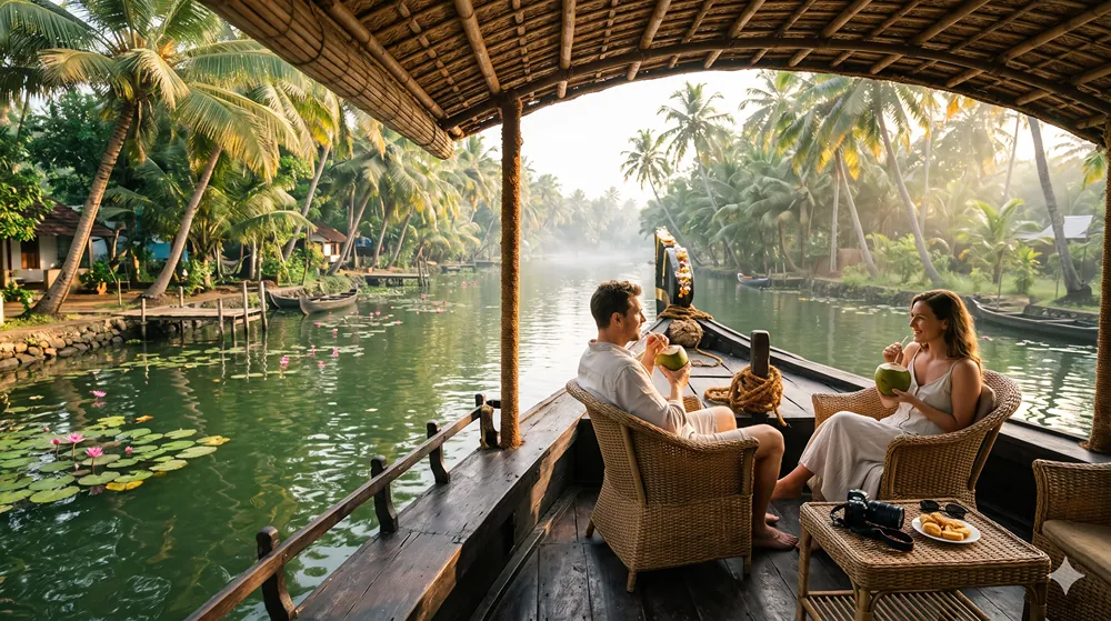 Kerala Grand Vacation & Houseboat Cruise photo thumbnail 2