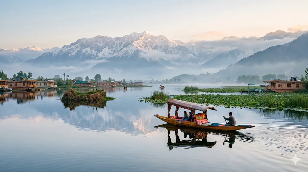 Paradise of Kashmir: Srinagar, Gulmarg & Pahalgam